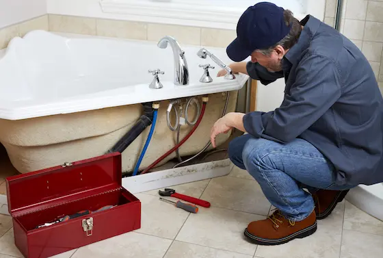 A man plumbers in Dubai providing plumbing services in Dubai